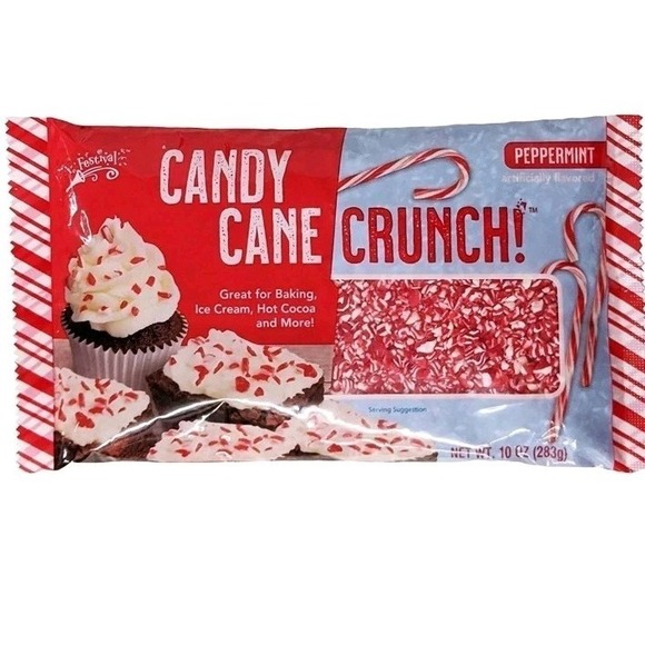 Brand Castle Other - Festival Candy Cane Crunch 10oz Bag Peppermint Candy For Baking,Cocoa, Ice Cream